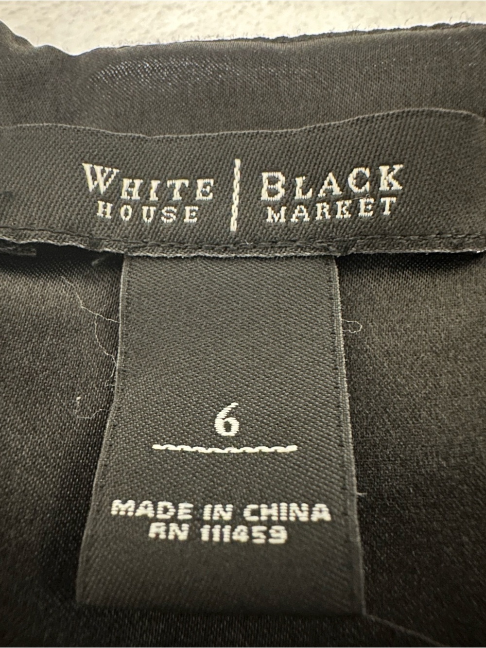 White House Black Market Ruffle Sheath Dress - grey size 6 - Picture 5 of 6